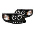 Spyder 1997-2003 Ford F150 Black Halo Projector LED Headlights 5010261